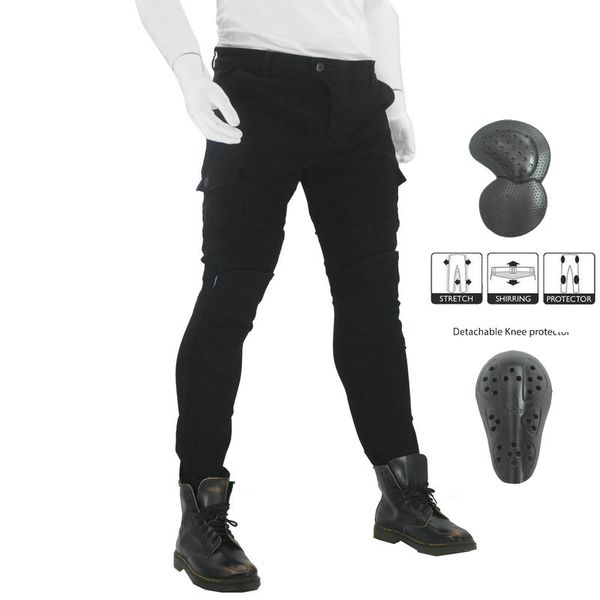 

motorpool volero jes-26 slacks jeans джинсы для езды на мотоцикле свободная версия с наколенниками knight pants летние брюки