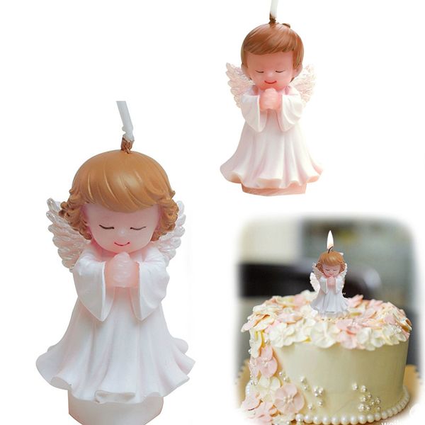 

angel rosary candle cake er christening baptism wedding first 1st communion baby shower table centerpiece decoration gift