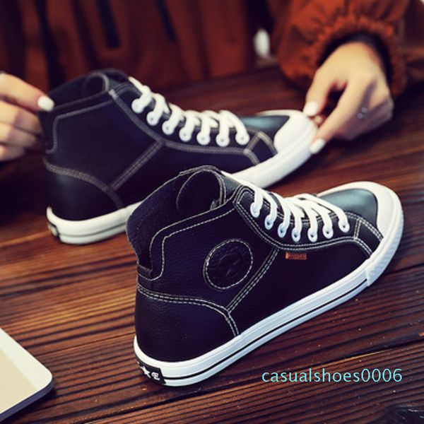 

2020 spring new high-women's shoes wild fashion lightweight casual canvas shoes, Black