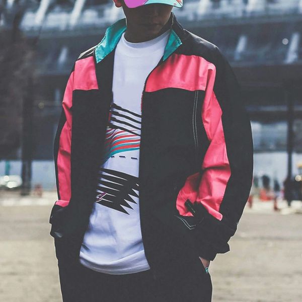 

designer jacket luxury hiphop thin coat fashion womens spring windbreaker boys hiphop streetwear 2020 new wholesale, Black;brown