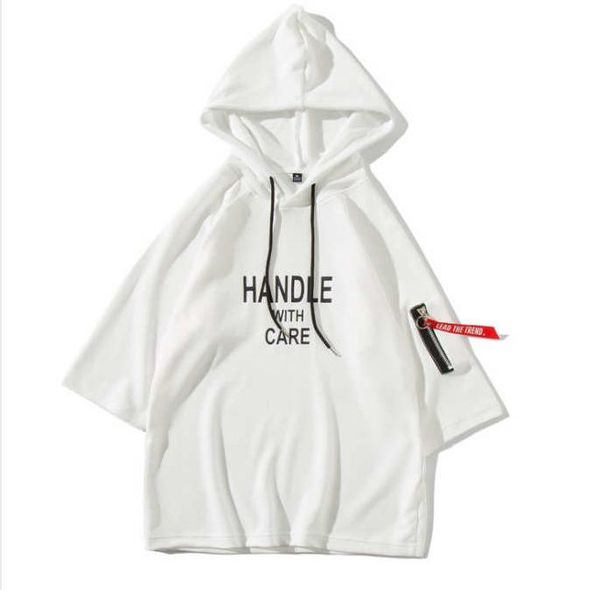 

2020 мужская дизайнерская брендовая футболка 2020 летняя новая мода средний рукав одноцветная футболка, White;black