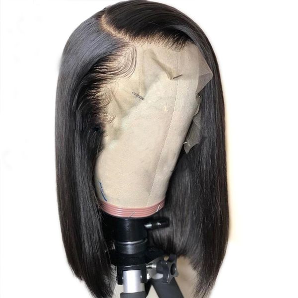 

Короткий парик Боба 13x6 \ 13x3 Кружева перед парики человеческих волос для чернокожи