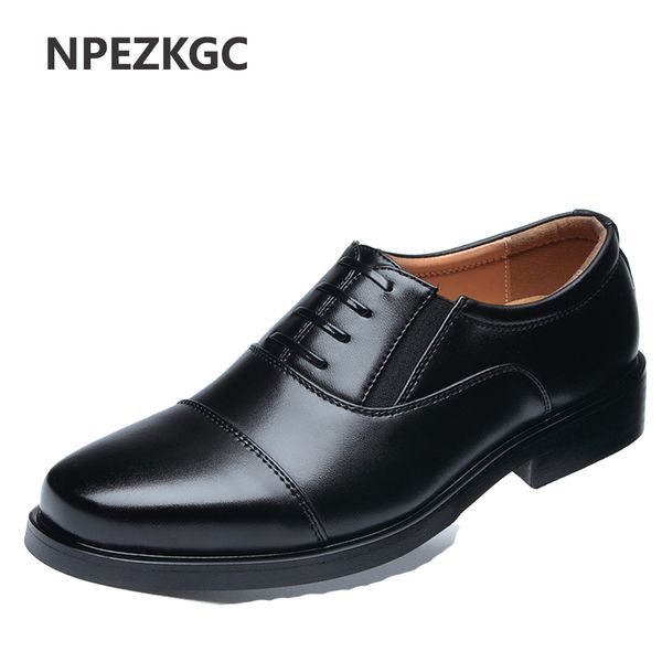 

npezkgc brand 2017 italy design vintage mens oxford shoes formal luxury party wedding pu leather men shoes size 38-46, Black