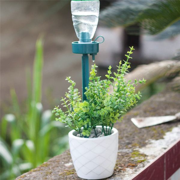 

diy automatic self-watering seepage moving plant waterer bottles lazy flower water drip irrigation device controller