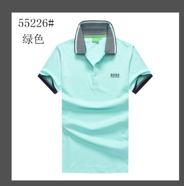 

mens short sleeved lapel neck t-shirt summer breathable button pullover t-shirt mens patchwork tees clothing size -2xl, White;black