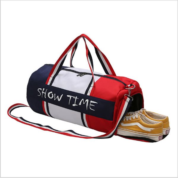 

bag dry and wet separation fitness bag cylinder waterproof travel portable sports sport bolsa tassen tas gym