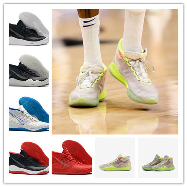 

2019 Новый прибыть Кевин Дюрант XII KD 12 флуоресцентный зеленый спорт баскетбол обувь