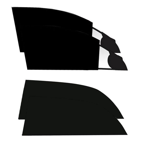 

universal 2pcs car side side window sunshade high elastic mesh sunshade sunproof camping self- driving car anti - mosquito cover