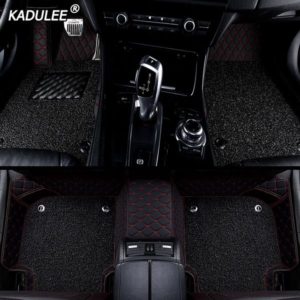 

kadulee заказ автомобиля пол коврик для volkswagen фольксваген пассат сс поло седан шаран туран тигуан гольф 6 водонепроницаемый автоаксессу