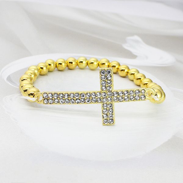

2019 fashion ethnic jewelry accessories women simple alloy crystal bracelet geometric handmade beaded bracelet romantic gift, Black