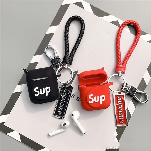 

designer airpods case silicone protective cover luxury style fashion airpods cases brand earphone case gift for airpods 2 styles wholesale