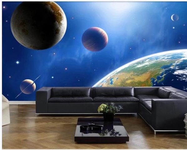 

3d murals wallpaper for living room blue wallpapers 3d starry background wall painting