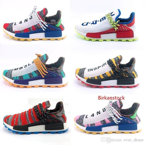 

new creme nerd solar pack nmd human race running shoes pharrell williams hu trail races designer trainers mens women sports sneakers