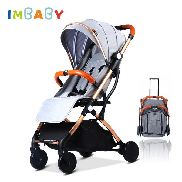 

imbaby baby stroller lightweight plane baby stroller travel ultra-light carriage prams for kids newborns pushchair