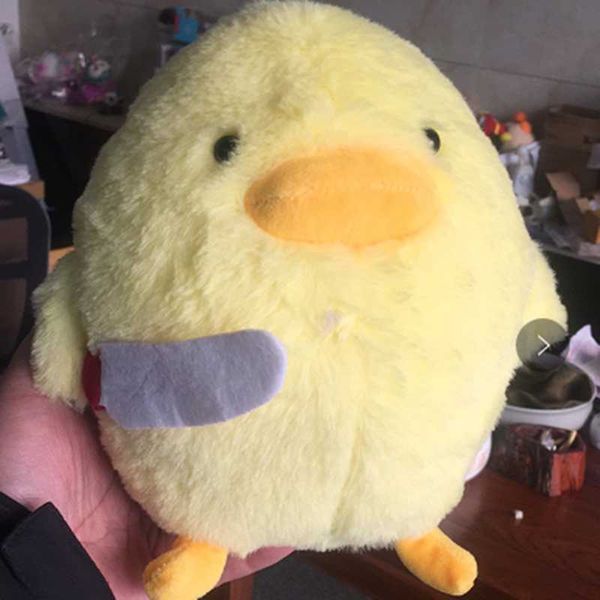 

cartoon duck with knife plush toys cute hamster animal stuffed plush dolls for kids children gifts 30cm