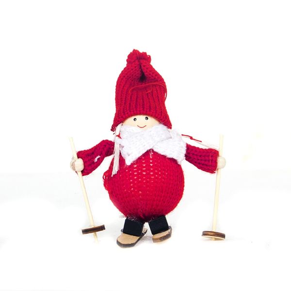 

creative christmas angel girl ski pendant christmas decoration for home xmas cute doll party tree decoration#289505