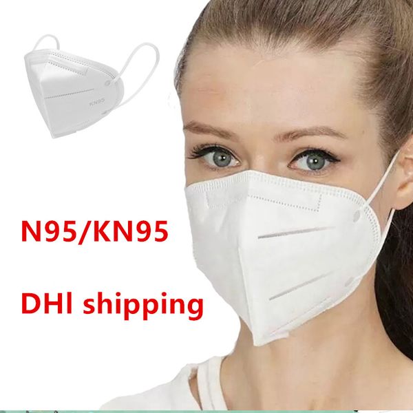 

быстрая доставка n95 одноразовая маска нетканый материал kn95 маска для лица функция пыли анти-туман загрязнение с розничной сумкой dhl бесп