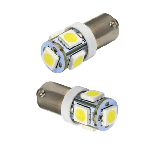 

20pcs ba9s t4w led 5 smd dc 24v truck led h6w indicator license plate map dome instrument lamp light white red yellow blue