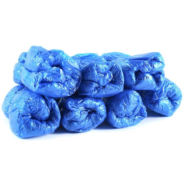 

asds-waterproof boot cover disposable plastic shoe cover elastic protection house over shoe, White;pink