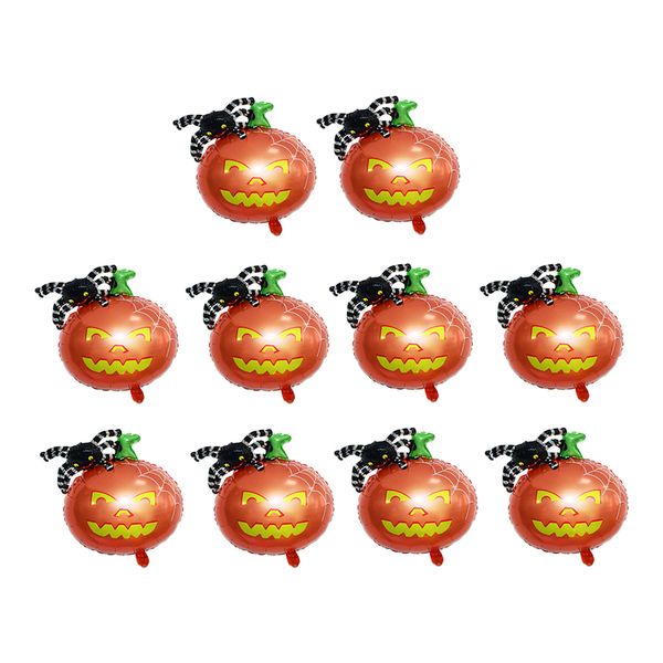 

10pieces pumpkin monster aluminum film balloon halloween party decor 51x65cm