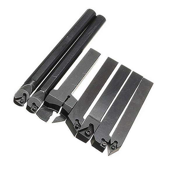 

7pcs 12mm shank lathe turning tool holder boring bar insert wrench kit high quality