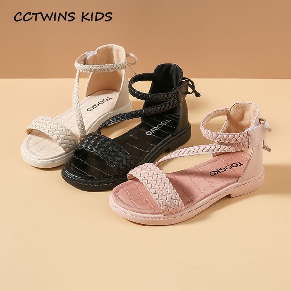 

kids shoes 2020 summer new children black flat baby fashion princess sandals girl brand soft shoes toddlers pink 6606106, Black;red