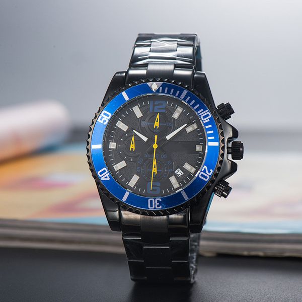 

роскошные мужские автоматические механические керамику вахт 40мм полный нержавеющей стали скользя пряжки смотреть плавать роскошный алмаз ча, Slivery;brown