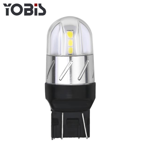 

1pcs 7443 automobile led brake lamp t20 double filament 6smd 3030 reversing lamp 7440 steering