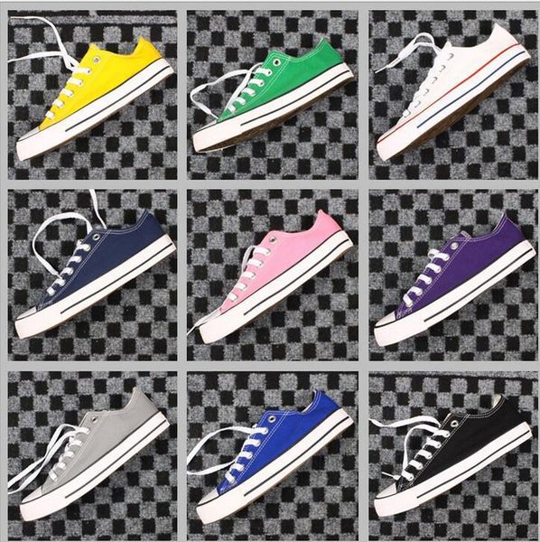 

2019 HOT New 15 Color All Size 35-46 Low Style sports stars chuck Classic ccddo Shoe Sneakers Men Women Canvas Shoes