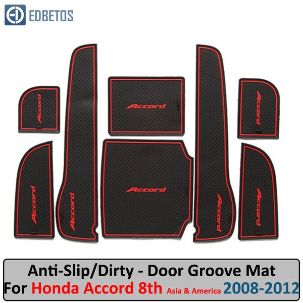 

for 8 asia & america 2008-2012 anti-dirty pad door groove gate slot anti-slip mat car inter