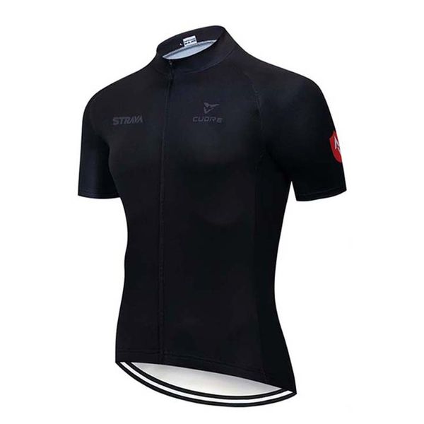 

2019 strava cycling jersey bike short sleeve shirt summer breathable men mtb bicycle clothes quick dry ciclismo maillot k071503, Black;red