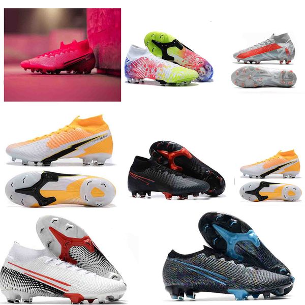 

2020 designer face masks mens soccer shoes superfly 7 elite se fg soccer cleats cr7 neymar football boots mercurial wavelength 13 elite fg