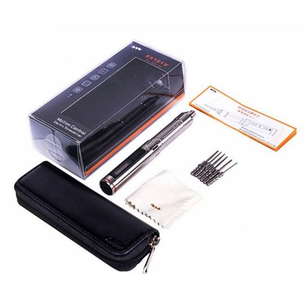 

es121v mini precision electric screwdriver kit rechargeable cordless smart motion control power screw driver