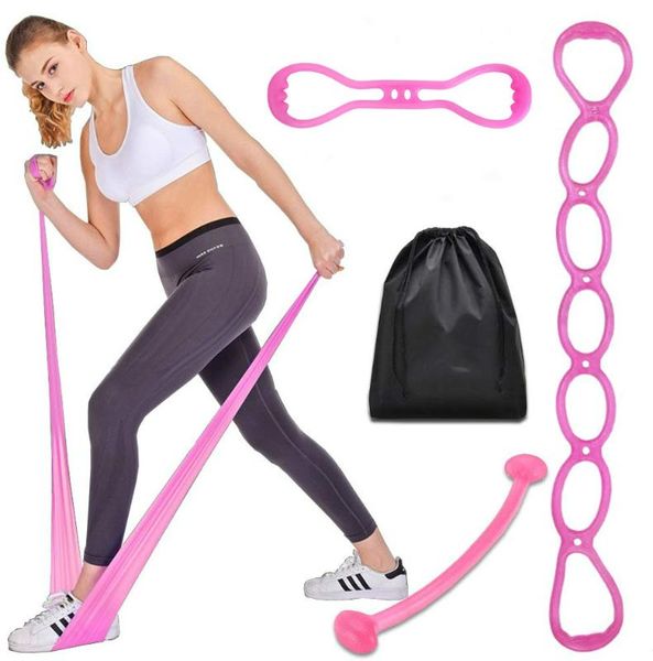 

ring stretch rubber bands workout exercise resistance loops women men arms legs home pilates yoga crossfit pull up fitness band