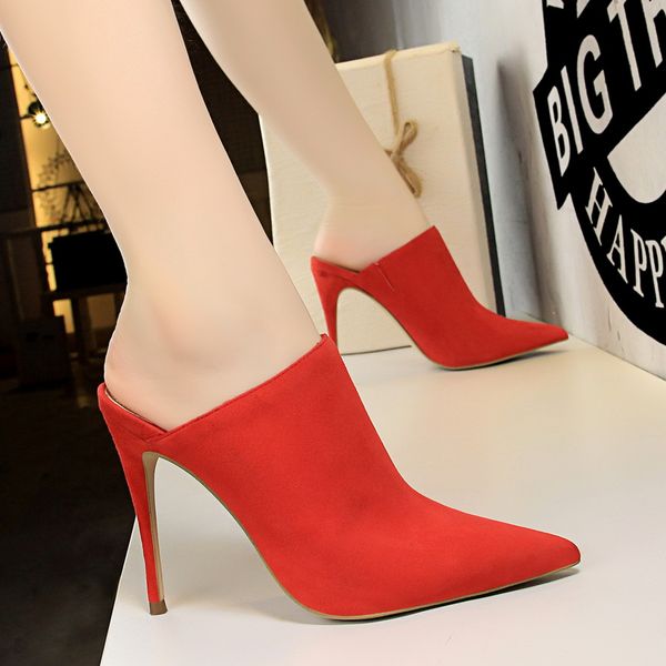 

mules high heels bigtree shoes fetish high heels dress shoes women luxury pumps women chaussures femme ayakkabi, Black