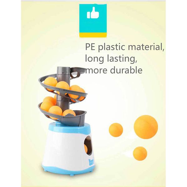 

portable table tennis trainer automatic ball machine deskgame set toy children's entertainment training serve pinch