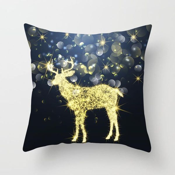 

11 styles christmas pillow cover sofa cushion cover party decoration santa deer elk print xmas pillow case christmas ornament dhl an3008