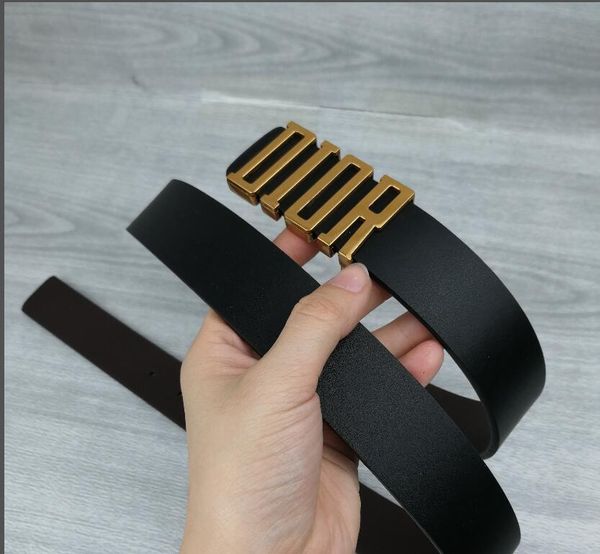 

dior belt dior бренд мужской ремень 100% кожаный ремень гладкая пряжка женщины и мужчины высокое качество мода бесплатная доставка ремень, Black;brown