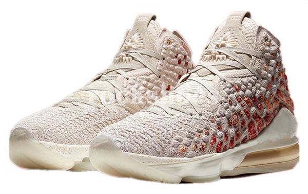 

lebrons 17 xvii hfr win win men basketball shoes monstars in the arena college navy future white orange mens sport sneakers size40-46