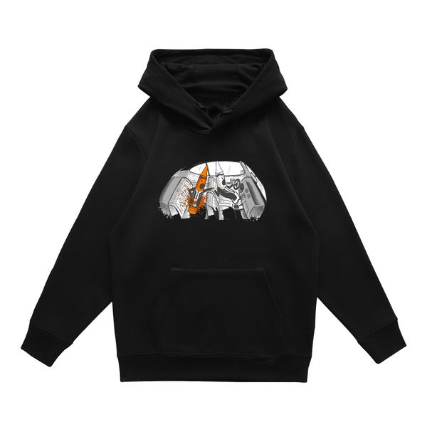 

мода бренд мужской толстовки твердые вершины 2019 весна осень муж повседневный hoodies толстовки мужские цвет толстовка, Black