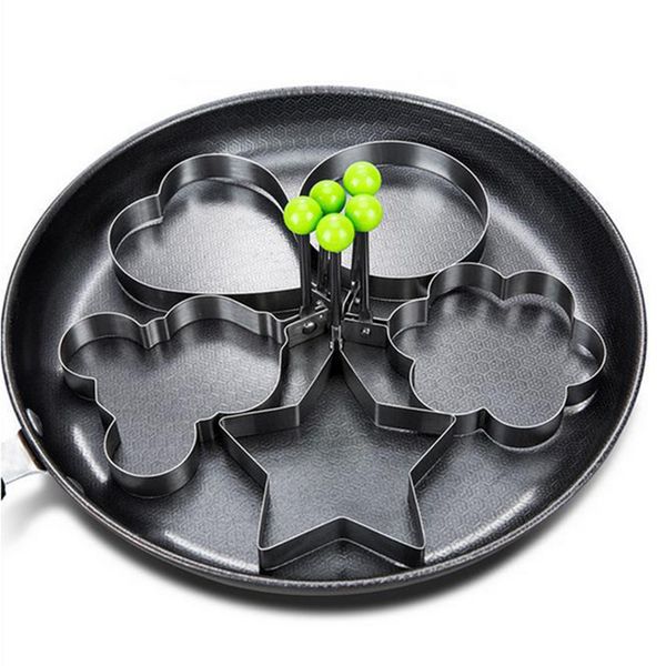 

to encounter 10pcs stainless steel egg/pancake ring omelette mould device egg form for frying eggs tools kitchen appliances