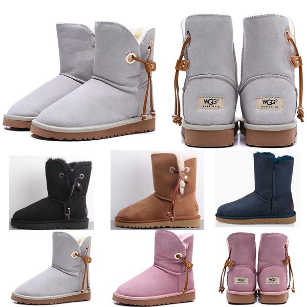 

Fashion Classic Designer Women Snow Boots shoes Australia Snow Boots WGG Bailey Hairball Girl Bow Tie Ankle Knee Winter Boot 36-41