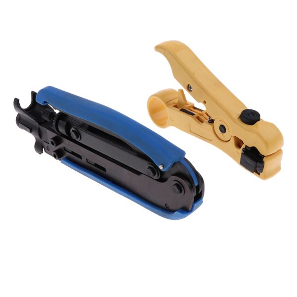 

коаксиальный compression tool коаксиальный кабель щипцов kit регулируемая rg6 rg59 rg11