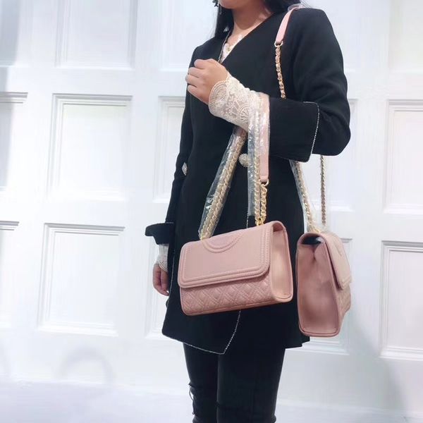 

Fa hion recommend torie tyle handbag de igner chain diamond lattice cro body bag ladie luxury t bi covertible flap houlder bag