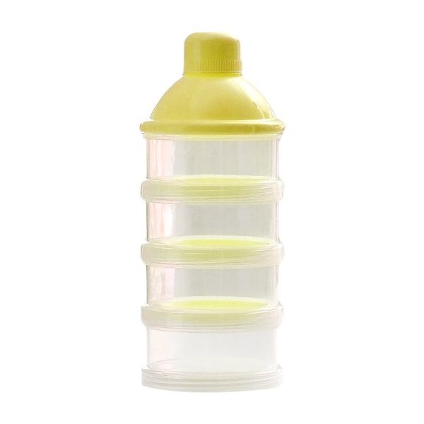 

Portable Four Layers Infant Milk Powder Container Newborn Baby Feeding Food Bottle Moistureproof Snack Candy Storage Box M09