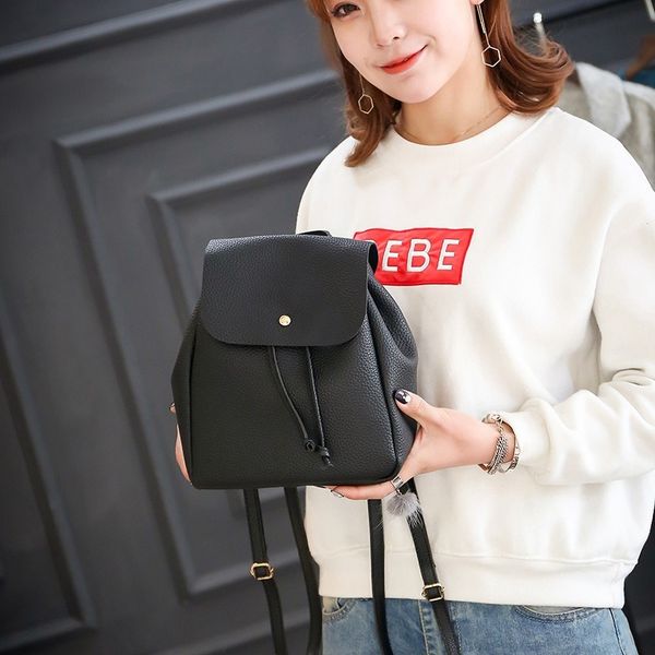 

new small backpack casual carry-on women's bags promotional ladies backpack
