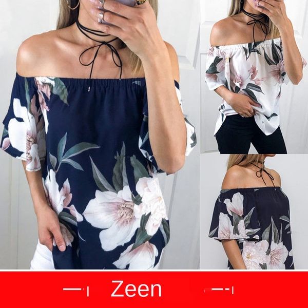 

женская дизайнерская футболка с принтом на плече топ-футболка, White