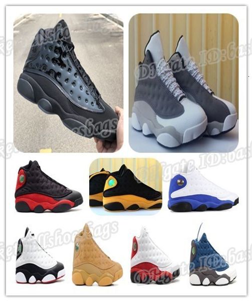 

playoff 13 bred atmosphere grey cherry chicago basketball shoes 13s cap and gown athletics men&women sneakers footwear with box