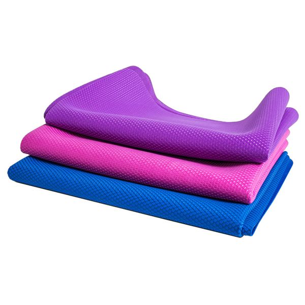 2019 Natural Rubber Yoga Mat Three Piece Ultra Thin Foldable Non