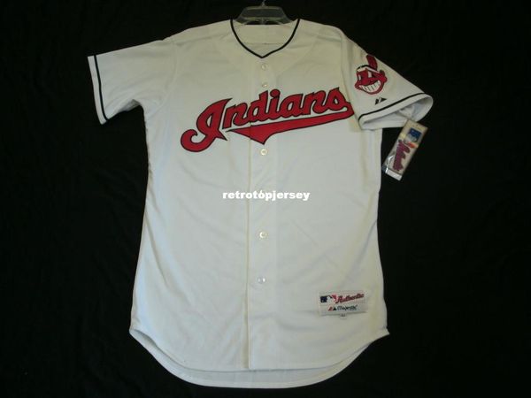 

majestic cleveland blank white on field jersey mens stitched, sharp wholesale big and tall size xs-6xl baseball jerseys, Black;blue
